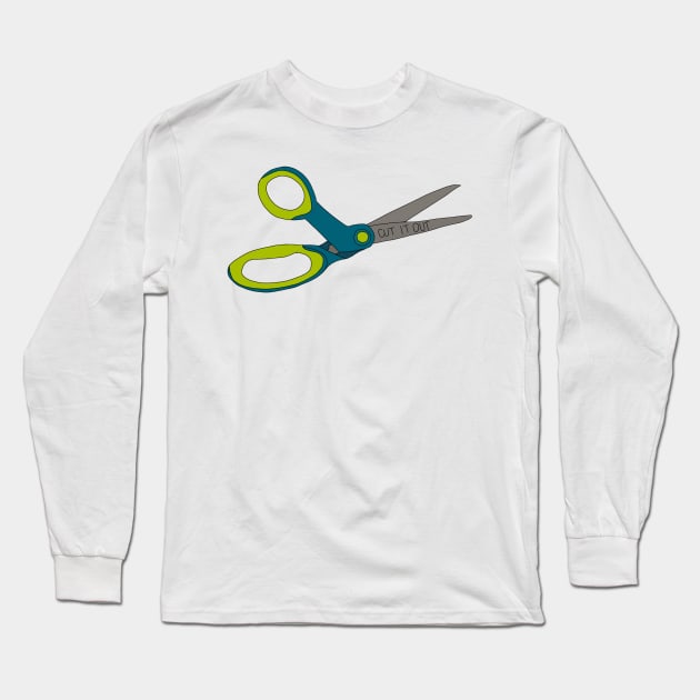 cut it out Long Sleeve T-Shirt by CollectfullyHannah